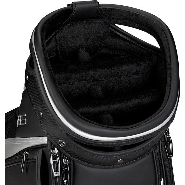 Bolsa de Golfe TaylorMade Qi35 Tour Staff Bag TM25 N3846801 - Black/Silver