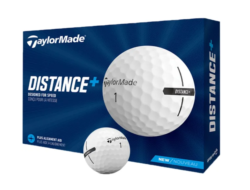 Bola de Golfe TaylorMade Distance+ N9183801 (12 Unidades)