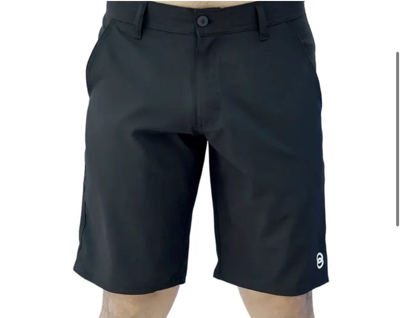 Short de Golfe Joog Poliéster Preto - Masculino