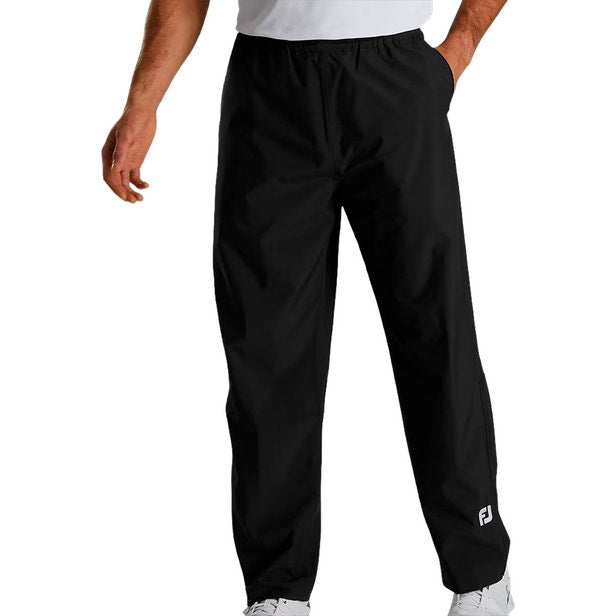 Calça de Golfe FootJoy Masculino Impermeável - Preto