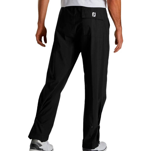 Calça de Golfe FootJoy Masculino Impermeável - Preto