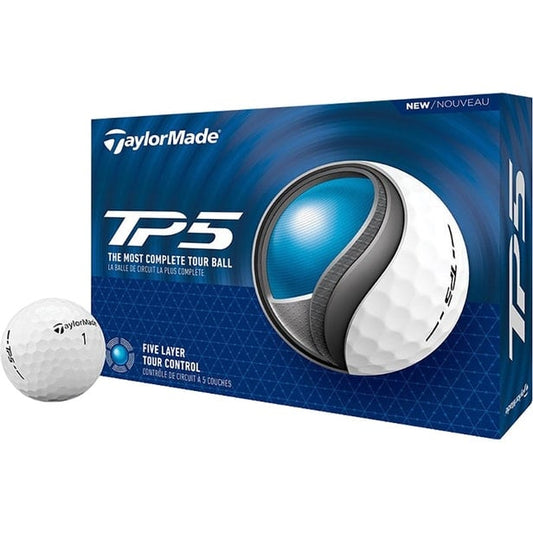 Bola de Golfe TaylorMade TP5 N7663901 - Branco (12 Unidades)