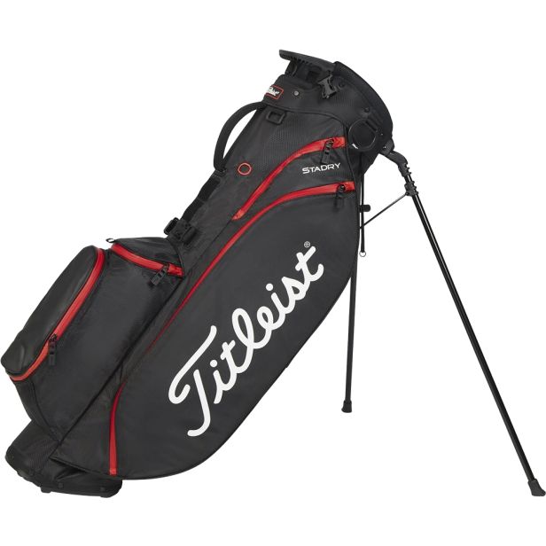 Bolsa de Golfe Titleist Players 4 StaDry - Black/Red