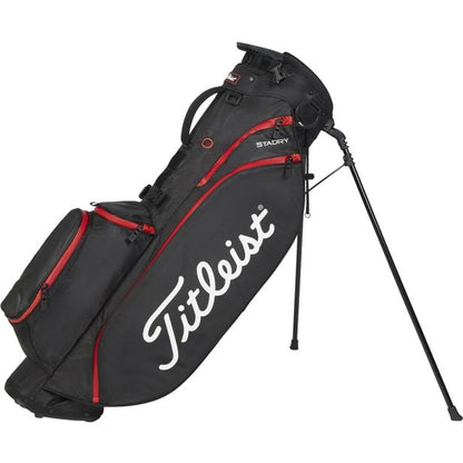 Bolsa de Golfe Titleist Players 4 StaDry - Black/Red