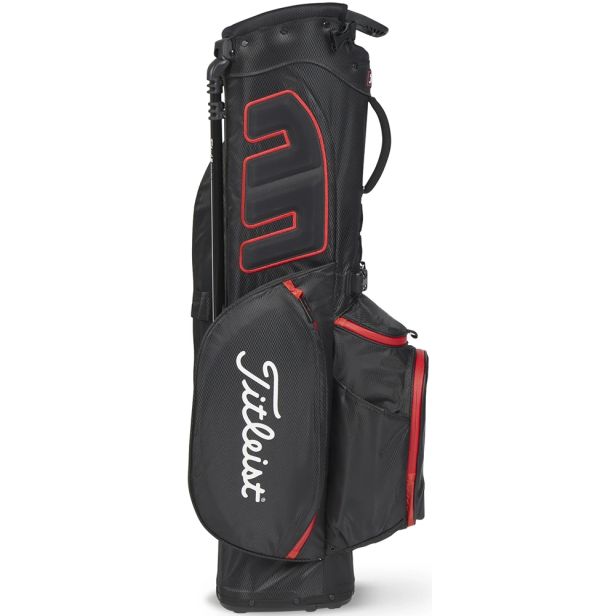 Bolsa de Golfe Titleist Players 4 StaDry - Black/Red