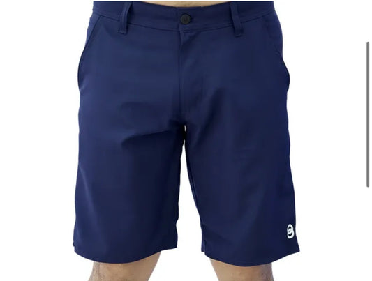 Short de Golfe Joog Poliéster Azul Marinho - Masculino