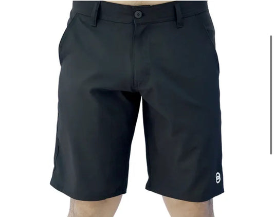 Short de Golfe Joog Poliéster Preto - Masculino