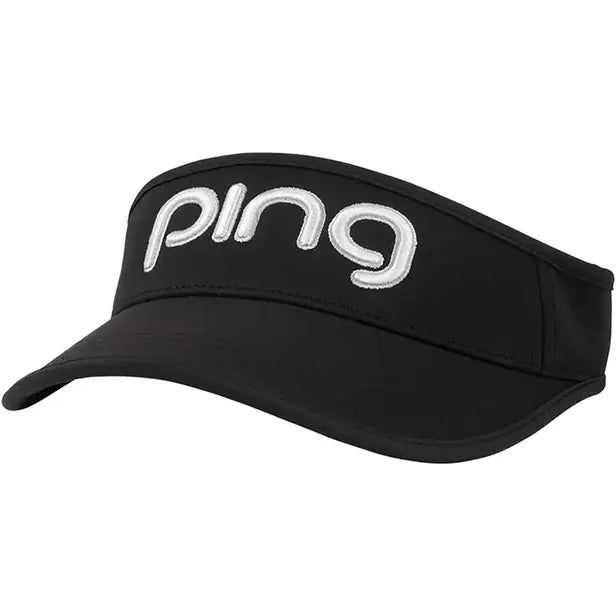 Viseira Ping Tour Ladies Sport Visor 35266-98 Preto/Branco - Feminina